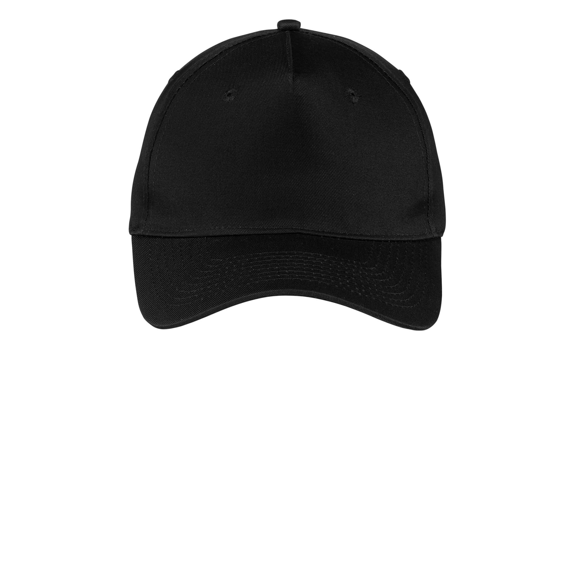 Port & Company® Five-Panel Twill Cap